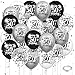 Wayyogh 50th Birthday Balloons Decorations Black White Silver 24pcs Happy 50th Birthday Party Latex Confetti Balloons for Men Women Happy 50th Birthday Anniversary Party Supplies Decor 12 inches Outdoor - Image 2