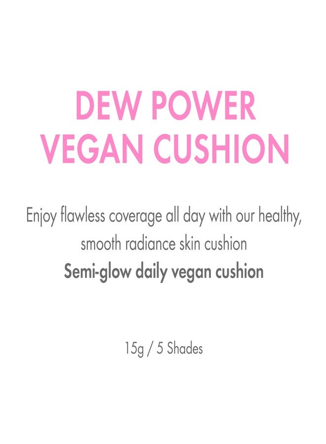 Amuse SEOUL DEW POWER VEGAN CUSHION ([REFILL] 01 PURE) | Dewy, glow, long-lasting, clean beauty, lightweight, natural look, foundation for sensitive skin, hydrating cushion - Image 3