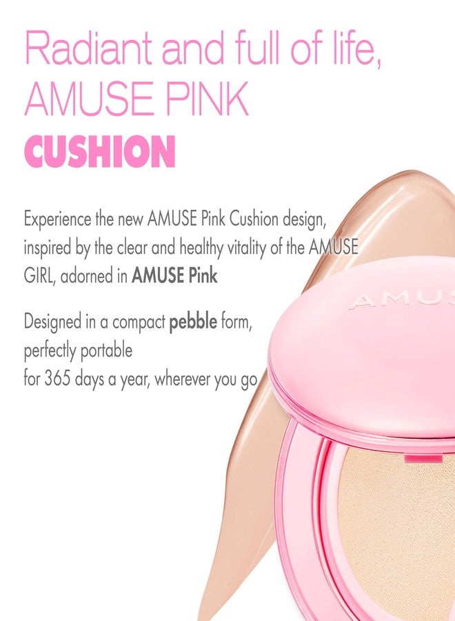 Amuse SEOUL DEW POWER VEGAN CUSHION ([REFILL] 01 PURE) | Dewy, glow, long-lasting, clean beauty, lightweight, natural look, foundation for sensitive skin, hydrating cushion - Image 5