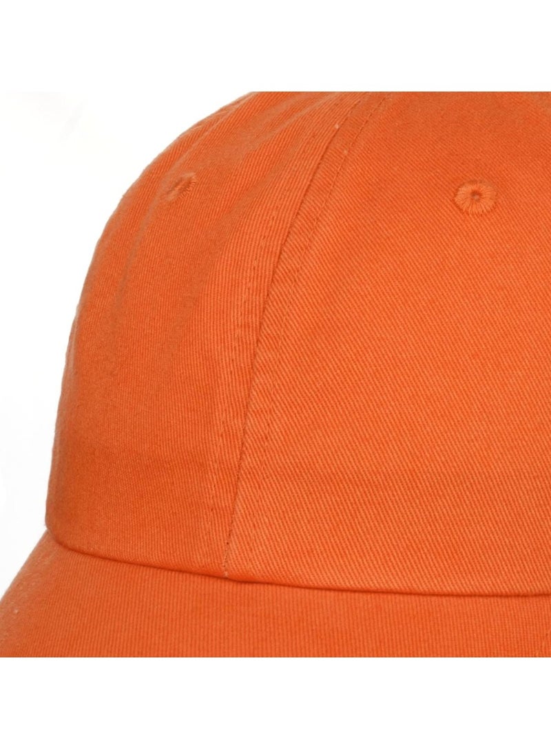 A sporty baseball cap, a sports cap, a casual cap, a hip-hop cap, a cap suitable for running and outdoor activities. A women's cap with an attractive adjustable design, orange color.  - Image 5