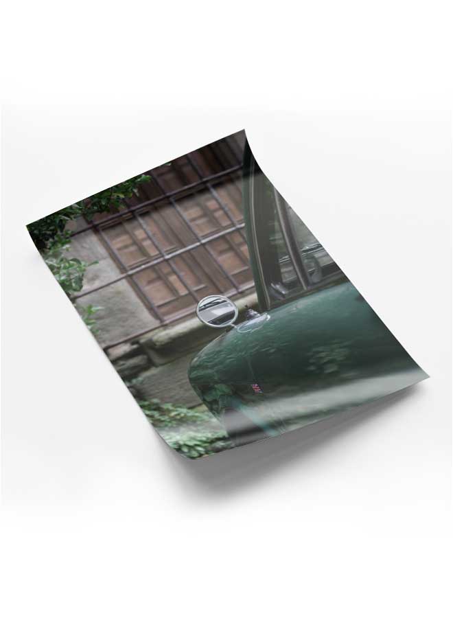 LOWHA Poster Painting Art With Four Separate Pieces Of Double-Sided Stickers Vintage Car For Home Bedroom Living Room And Office Decor - Image 1