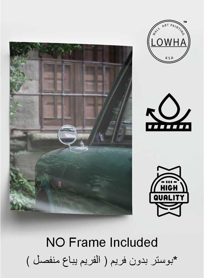 LOWHA Poster Painting Art With Four Separate Pieces Of Double-Sided Stickers Vintage Car For Home Bedroom Living Room And Office Decor - Image 3