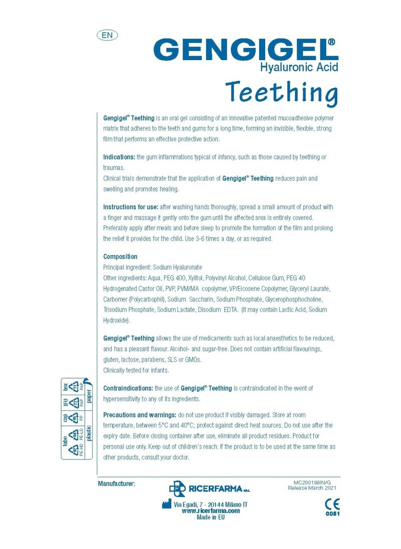 Gengigel - Teething Gingival Gel 20Ml - Image 1