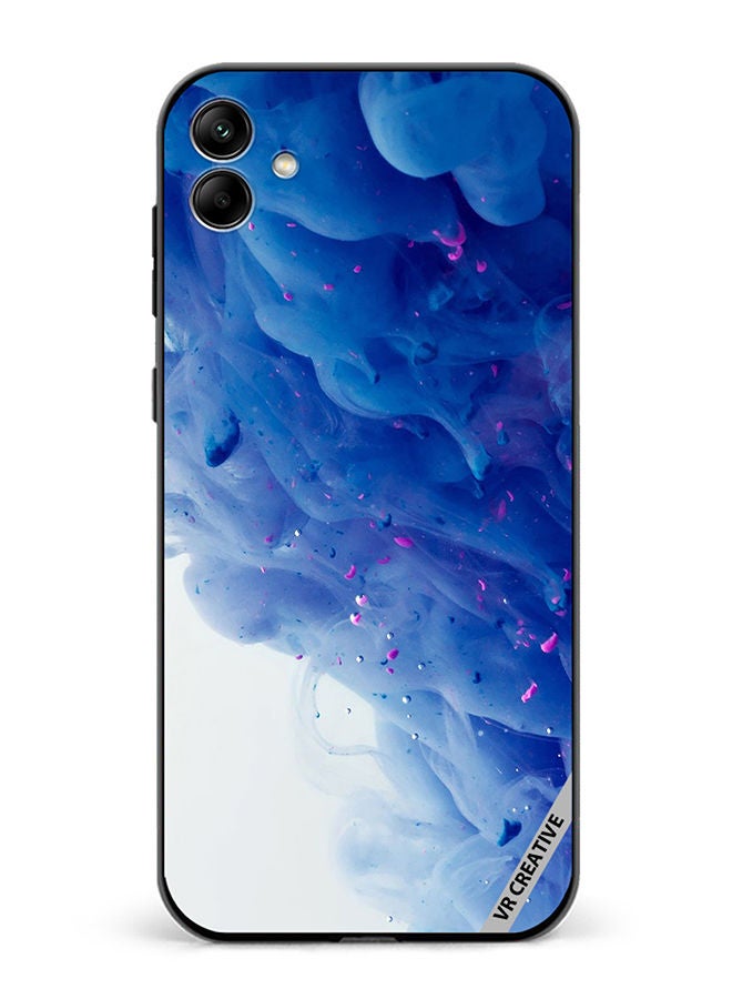 VR CREATIVE Protective Case Cover For Samsung Galaxy A04 Blue Abstract Design Multicolour - Image 1