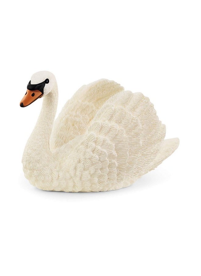 Schleich Schleich Farm World, Realisitc Farm Animals for Boys and Girls, Bird Toys, Swan Toy Figurine, Ages 3+  - Image 1