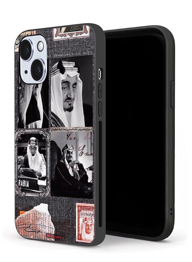 Tolwak Apple iPhone 14 Protective Case King Faisal Vintage Poster - Image 1