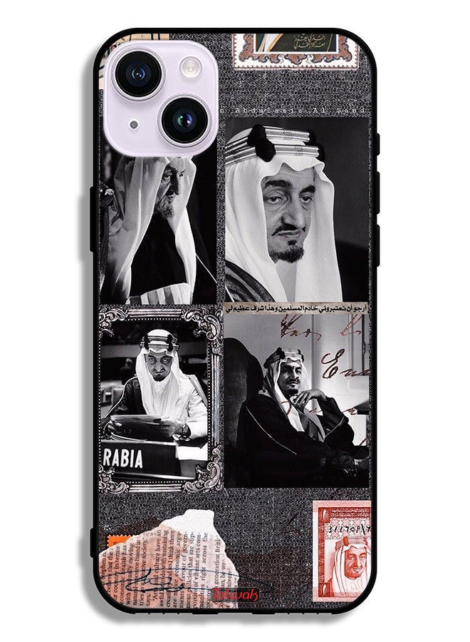Tolwak Apple iPhone 14 Protective Case King Faisal Vintage Poster - Image 2