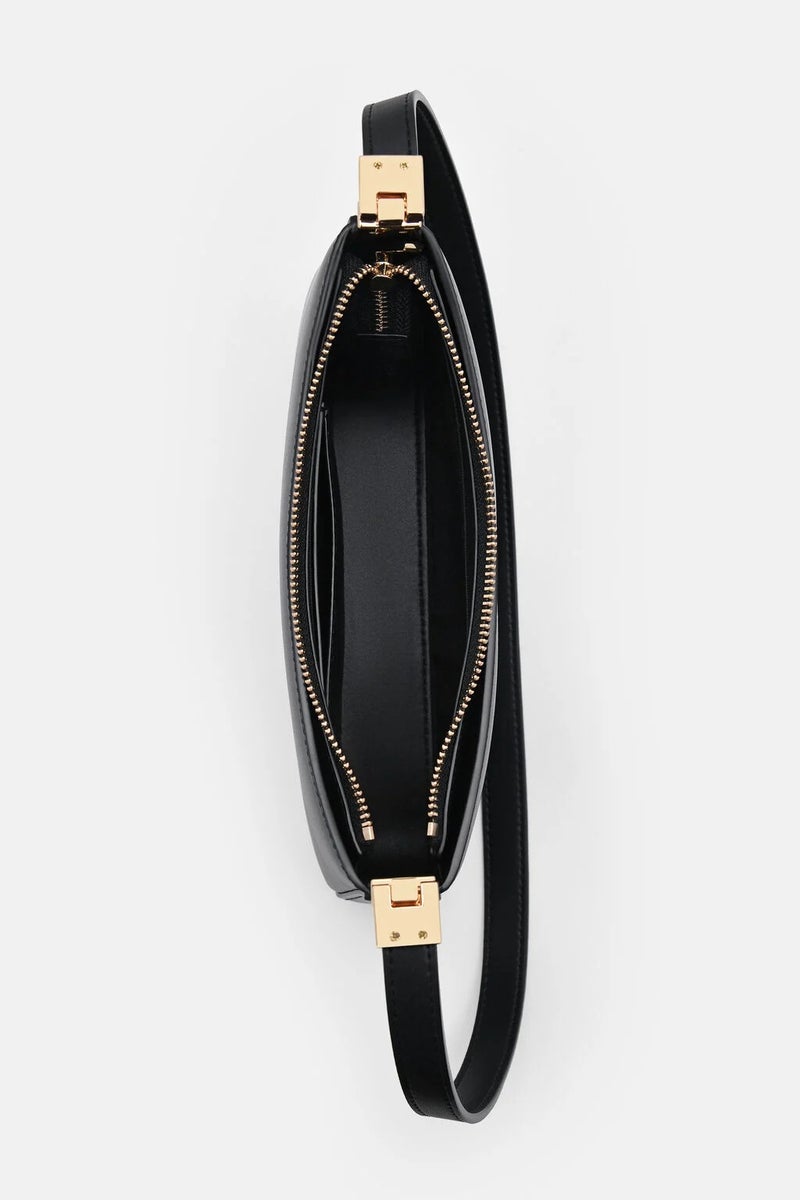 Pedro Jatte Leather Crossbody Pouch - Black - Image 4