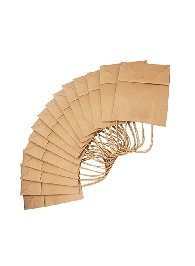PRINTSHOP4ME A4 Kraft Reusable and Eco Friendly Ramadan Kareem Printed Design Brown Paper Bags With Handles - Image 4