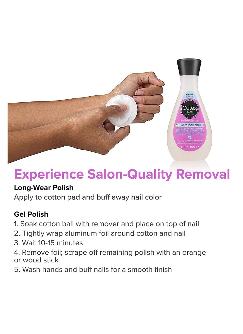 Cutex Nail Polish Remover Ultra  Powerful  - Image 2
