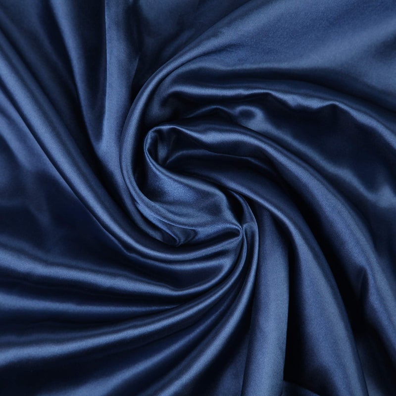 Pro Goleem Satin Soft Crib Sheet Great for Baby with Sensitive Hair Silky Baby Sheet Navy Blue 52â€™â€™x28â€™â€™x8â€™â€™ Fitted Sheet for Boys and Girls - Image 2