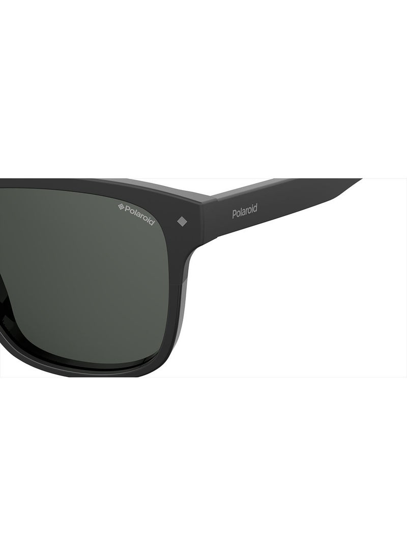 Polaroid Polarized Square Eyewear Sunglasses PLD 6041/S      BLACK 56 - Image 3