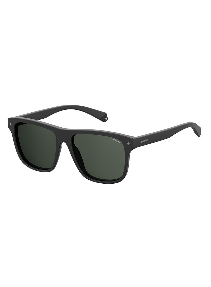 Polaroid Polarized Square Eyewear Sunglasses PLD 6041/S      BLACK 56 - Image 1