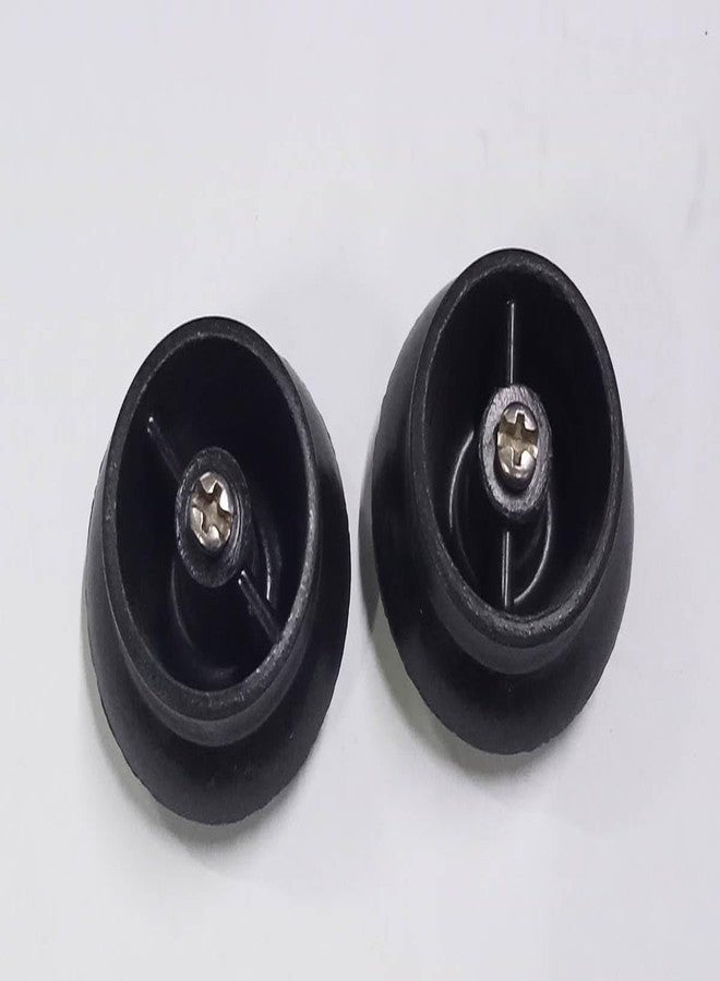 Generic Pot Lid Cover Knob Handle 00-6 (2PCS, Black, Plastic, Round) - Image 3