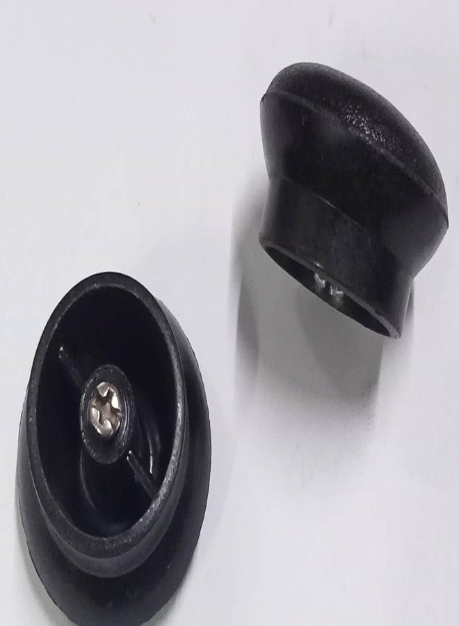 Generic Pot Lid Cover Knob Handle 00-6 (2PCS, Black, Plastic, Round) - Image 2