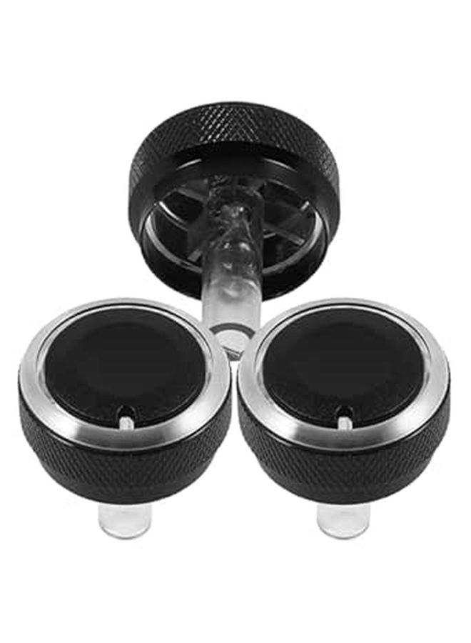 Car Air Conditioner Control Knob 3pcs Manual Rotary For Compact Sedan 2007 2014 - Image 1