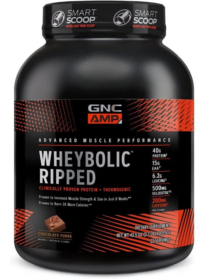 GNC AMP Wheybolic Ripped Chocolate Fudge  - Image 1