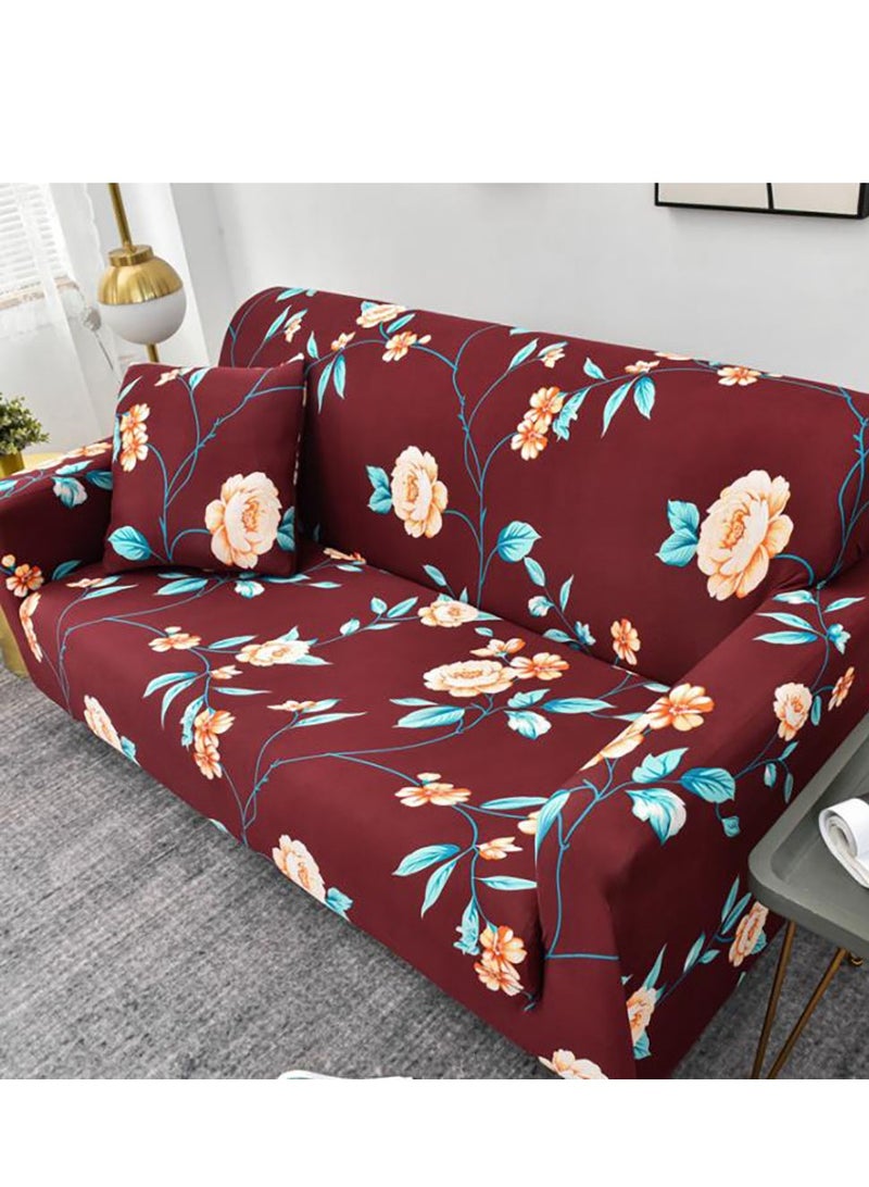 Arabest 3-Seater Exquisitely Printed  Designed Sofa Cover 190-230cm - Image 2