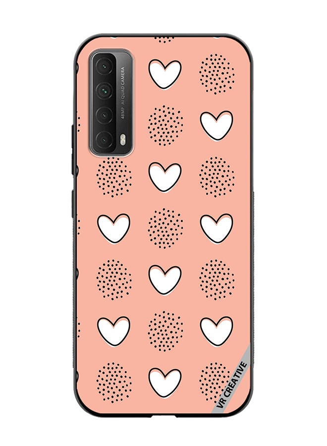 Protective Case Cover For Huawei Y7a Mix Pattern Design Multicolour
