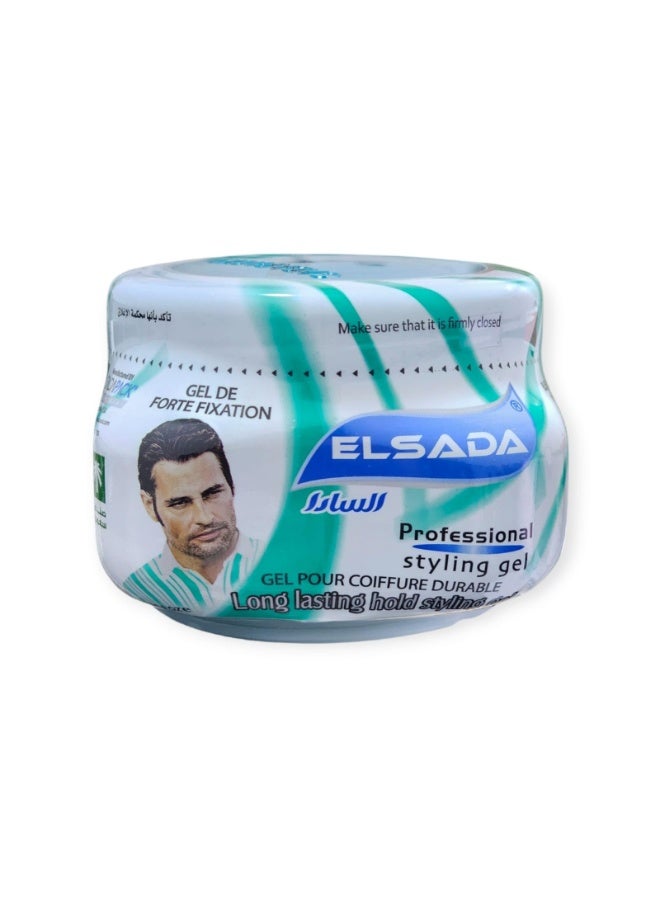 السادا جل تصفيف شعر احترافي تثبيت قوي طويل الأمد 250 مل – مظهر ثابت ولمعان طبيع
