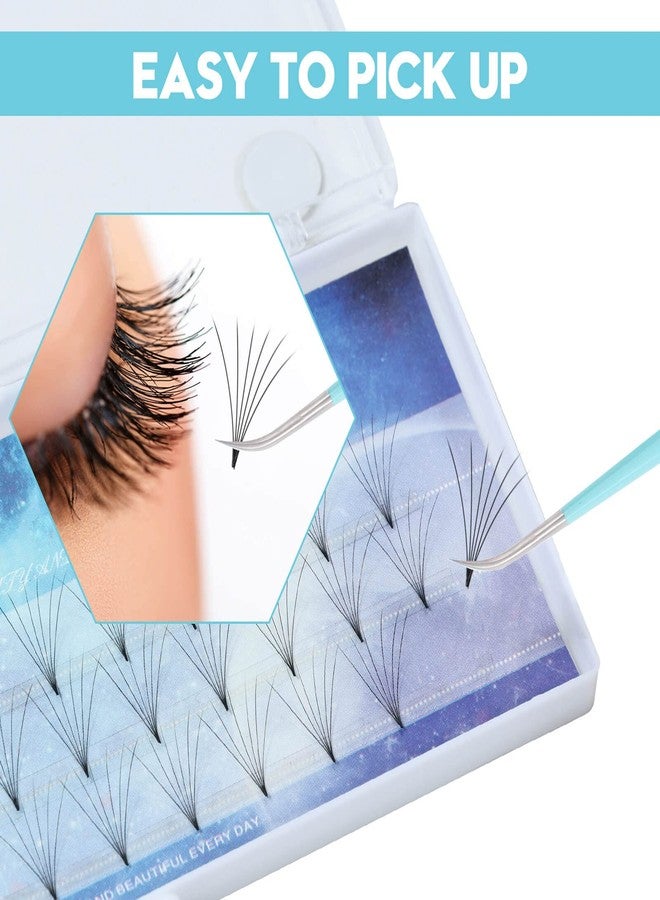 Ms.Queen Lash Tweezers for Eyelash Extensions,Professional 5Pcs Fiber Tip Curved Isolation 45 90 Degree Boot Volume Lash Tweezers for Extensions, Blue - Image 5