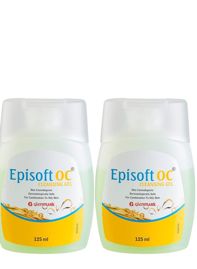 Episoft Gel For Acne-Prone and Oily Skin 125ml Pack of 2 - Image 1