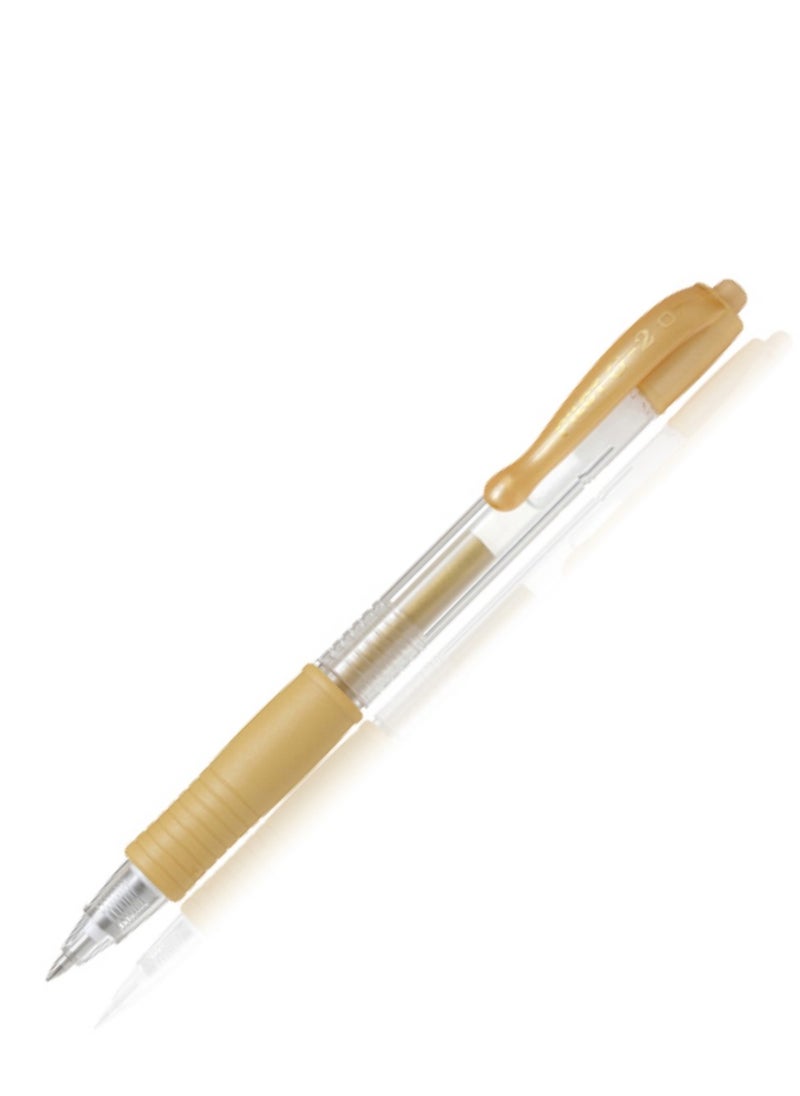 PILOT 4-Piece G2 Gel Ink Pen 0.7mm Tip Gold Ink  - Image 3