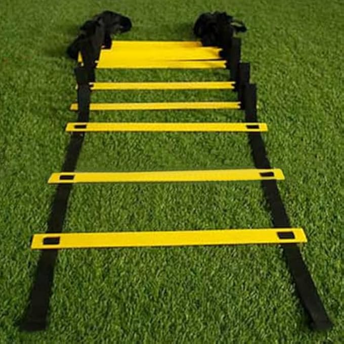 rayihni 12 Rungs Adjustable Agility Ladder,Football Training Equipment & Speed Ladder For Soccer, Basketball,Agility Training Equipment For Footwork Drills,With Carry Bag - Image 4