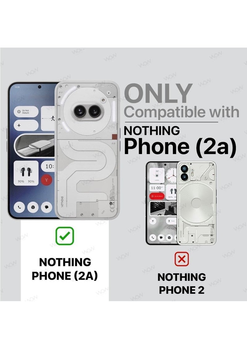 Generic Nothing Phone 2a Clear Case Cover with Reinforced Corner Bumper Slim Fit Case Shockproof Flexible TPU Cover for Nothing Phone 2a 6.7-inch  - Image 2
