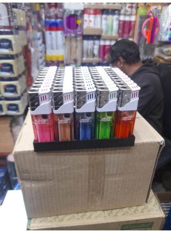 سيفيك ولاعة غاز قابلة لإعادة التعبئة 50 قطعة - Image 3