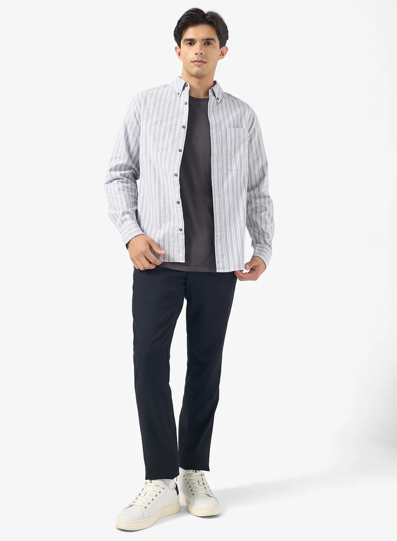 كالفن كلاين جينز Stripe Oxford Classic Button-Down Shirt