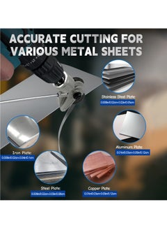Generic Drill - Type Metal Plate Cutter with Aluminum Alloy Frame and 40 Chromium Steel Gears  - Image 4