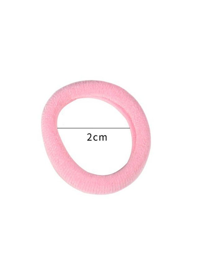 Loquat 200 PCS Colorful Soft Mini Hair Ties Kit for Kids, Small Rubber Hair Bands Elastic Ponytail Holders Ties for Little Girl Hair Accessories - Image 4