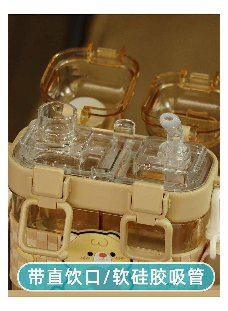 Trendy Zamzamia 2 souls for water and juice in one Zamzamia with belt, available in beige color TR  - Image 4