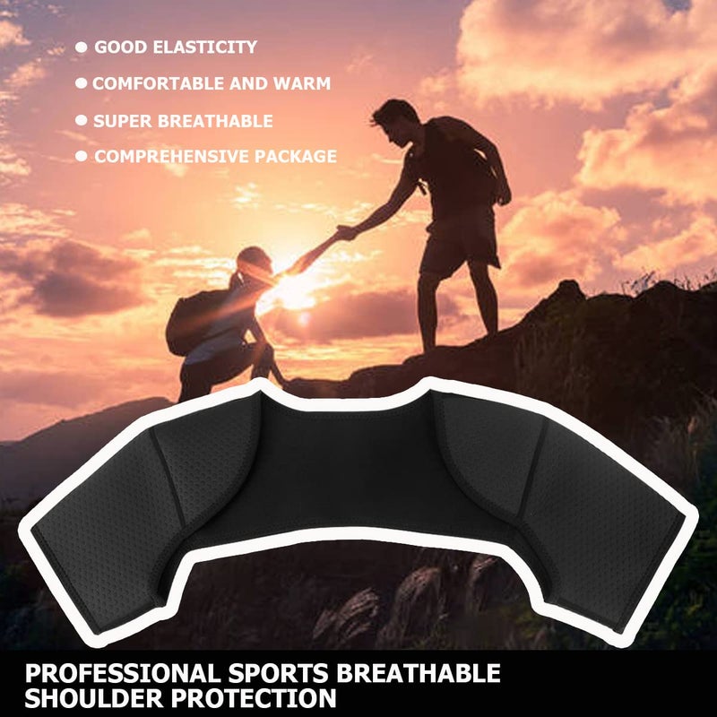 FERCAISH Double Shoulder Brace, Breathable Sports Protective Gear for Chronic Tendinitis Pain Relief, Shoulder Strap Brace for Sleeping Outdoor Lifting Sports (Size L) - Image 4