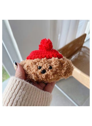 Airpods 4 Headphone Protective Case Cartoon Plush Doll For Apple1/2/3 Gen Pro Wireless Bluetooth Soft-Color:Plush Soft Shell-red Hat Puppy-Model:Airpods 4 (protective Case) - pzsku/Z96BE847C3BC2AD984F9BZ/45/1744794053/0747f502-3932-4886-9c0e-97980522da48