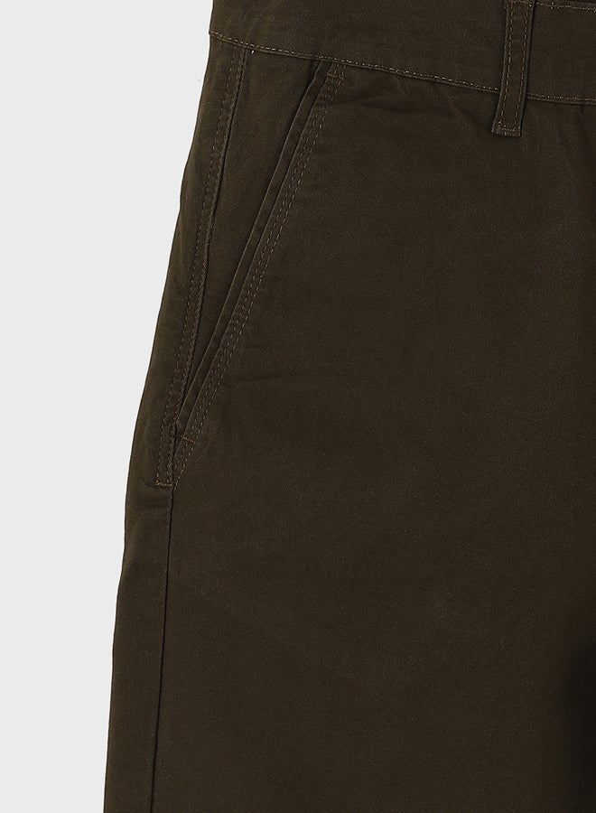 Regular Fit Plain Men's Shorts