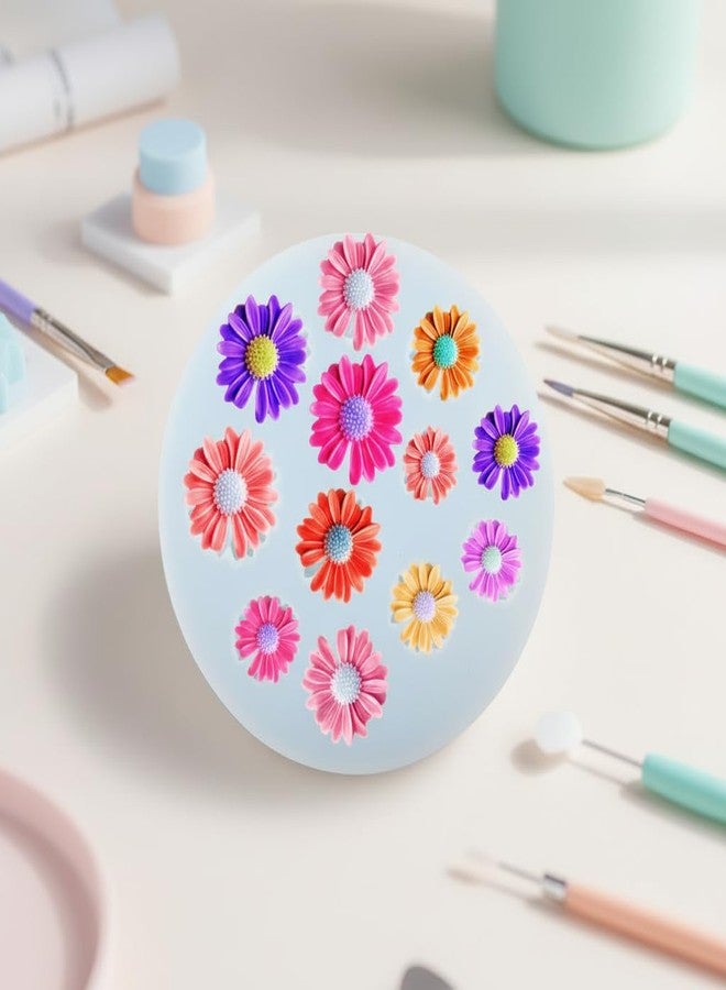 MATIN IMPEX Multi Mini Daisy | Perfect for Baking Cakes, Crafting Soaps, or Making Candles. Made from Premium-Quality, Food-Grade Silicone - Image 1