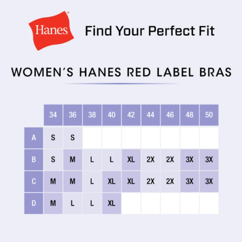 Hanes Women's Comfort Evolution Bra, Nude, X-Large - Image 5