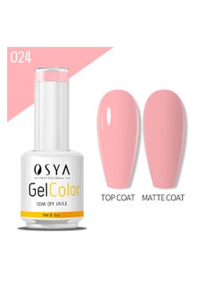 OSYA gel Nail Polish Collection Soak Off UV&LED CANNI OUTPUT Gel polish 15ml (024)  - Image 3