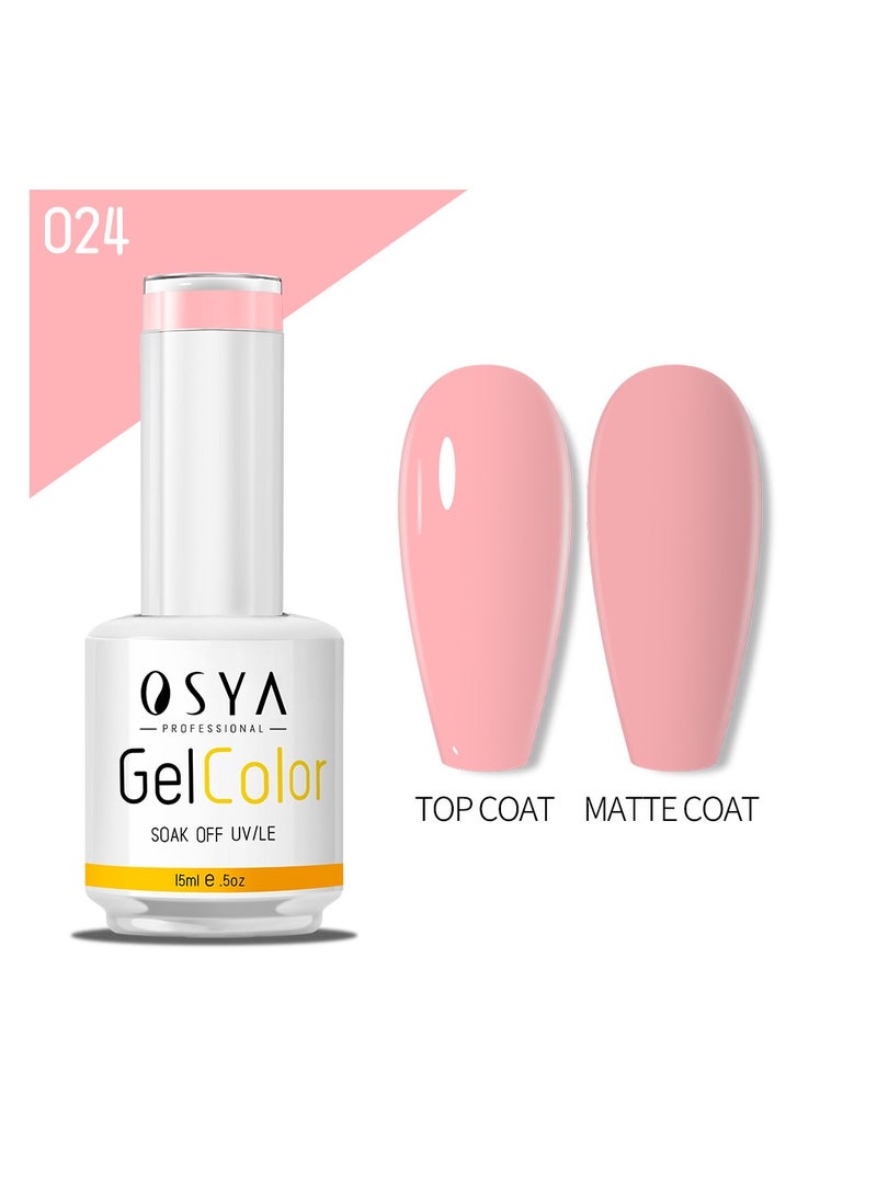 OSYA gel Nail Polish Collection Soak Off UV&LED CANNI OUTPUT Gel polish 15ml (024) - Image 3