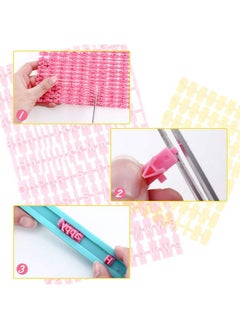 Patelai Alphabet Number Punctuation Cookie Letter Biscuit Stamp Cookie Letters Stamp Set Including Letters Lower And Upper Case For Cookie Decorations Embosser Cutter Fondant Diy Tool (Yellow Pink)  - Image 3