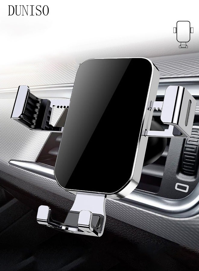 DUNISO Upgraded Car Phone Holder  Powerful Suction Hands-Free Cell Phone Mount for Air Vent Anti-Shake Mobile Holder with Compatible for All Cell Phones - Image 1