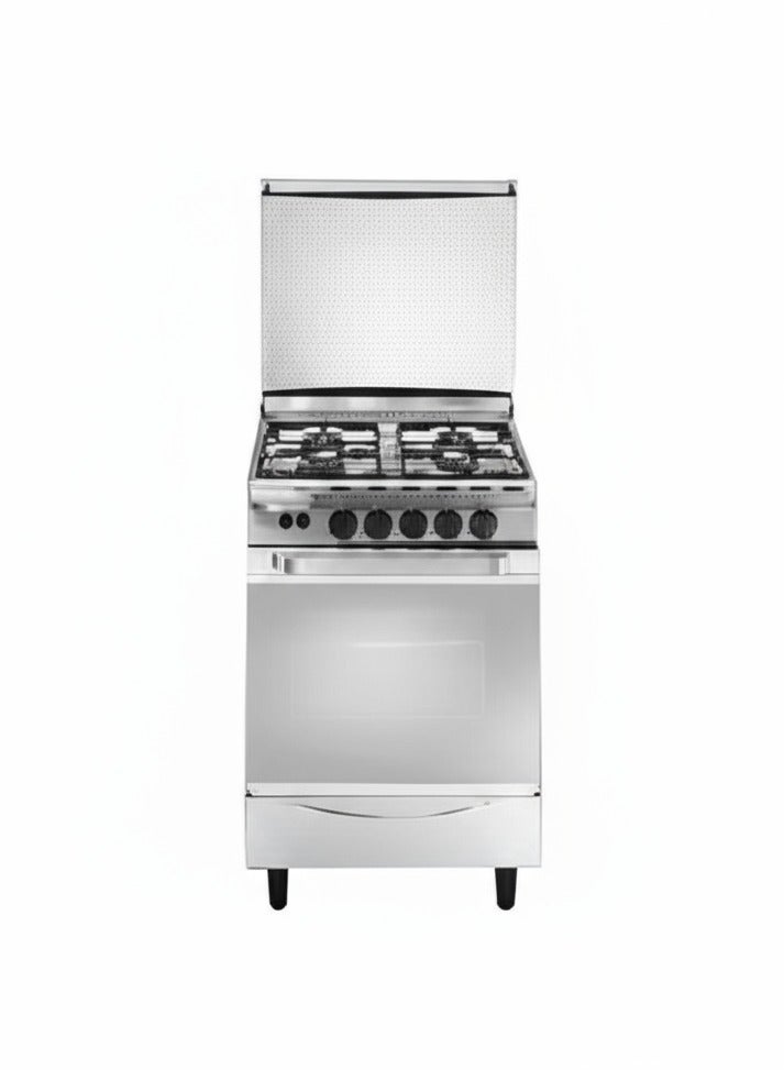 Universal Gas Cooker 4 Burners 55*55 cm Stainless
