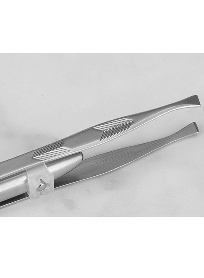 Eyebrow Plucking And Tweezers Clip Silver - Image 5