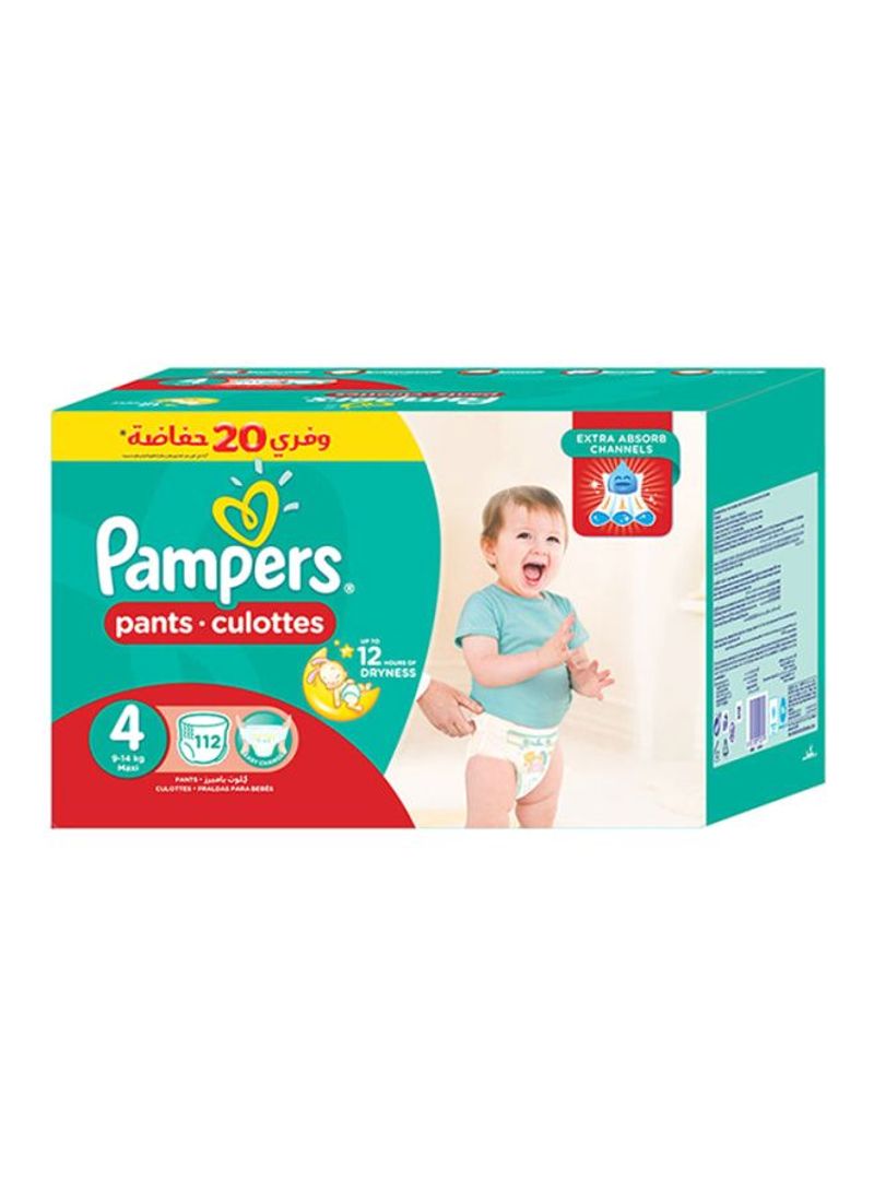 Pampers Pants Diapers Size 4, 9-14Kg, 112 Count - Image 2