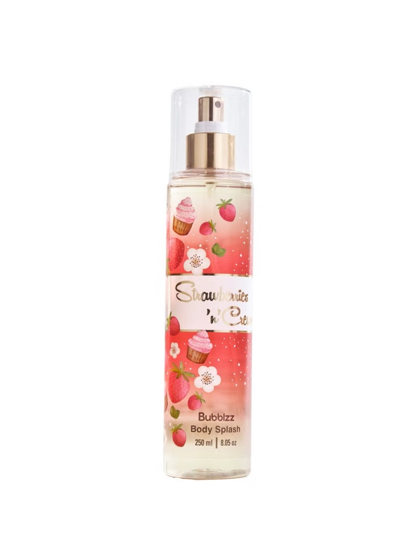Bubblzz Bubblzz Strawberries N Cream Body Splash - 250 Ml  - Image 1