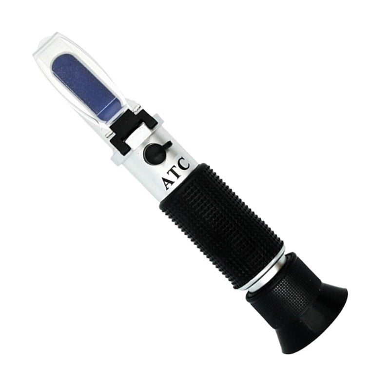 Refractometer, Handheld ATC Brix Refractometer 0-90% Sugar Optical Instruments Auto Refractor Fruit Sauce Milk Meter Honey Concentration Tester,for Honey,ph Refractometer - Image 1