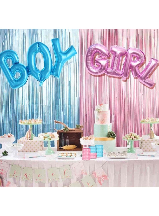 أديلي 24 قطعة أساور كشف جنس الطفل، أساور فريق ولد وفريق بنت لألعاب حفلات استقبال المولود وهدايا الحفلات - Image 4