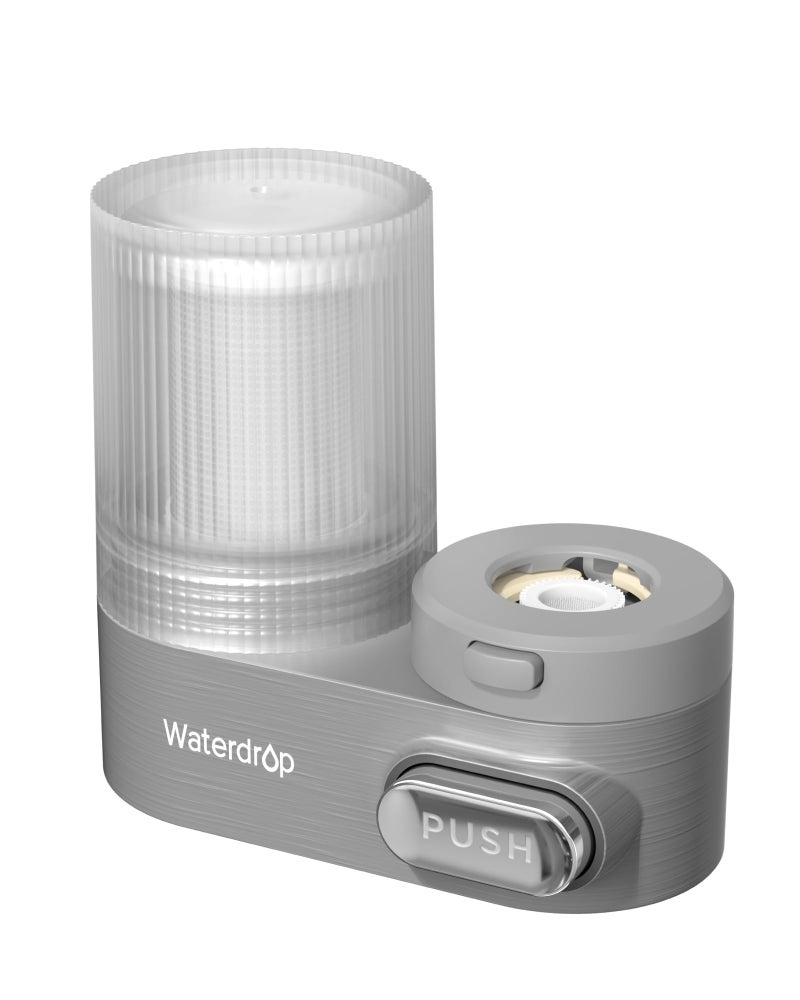 Waterdrop Water Filter for Sink Faucet, Visible Filter Housing, 320-Gallon Long Life, Faucet Mount Water Purifier, Water Filter for Kitchen Sink, NSF Certified, Reduces 98% Chlorine, 1 Filter - Image 1